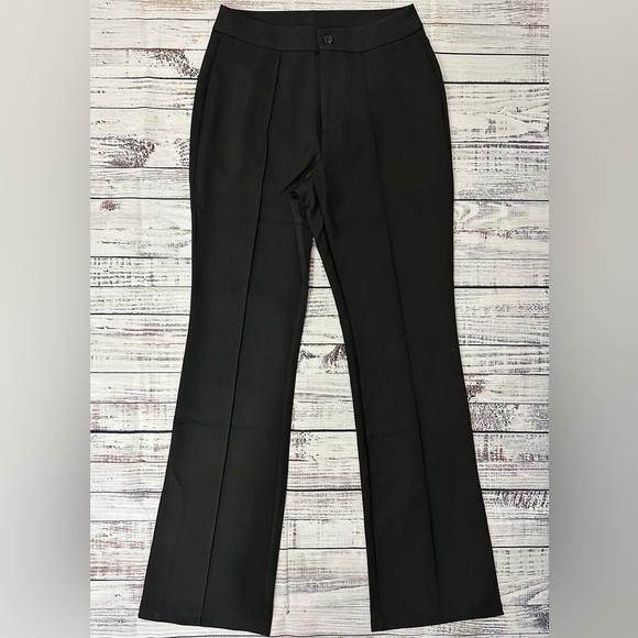 Sincerely Jules Black‎ Boot Cut Flare Pants Sz. M - Picture 1 of 7